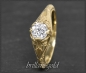 Mobile Preview: Ring 0,57ct Brillant, 585 Gold, Antik Jugendstil Design